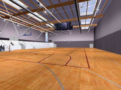 Interior Sală multisport la Pavillons-sous-Bois