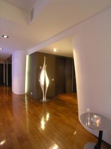Vedere din living Apartament în Băneasa