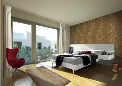 Dormitorul matrimonial Paris Residence